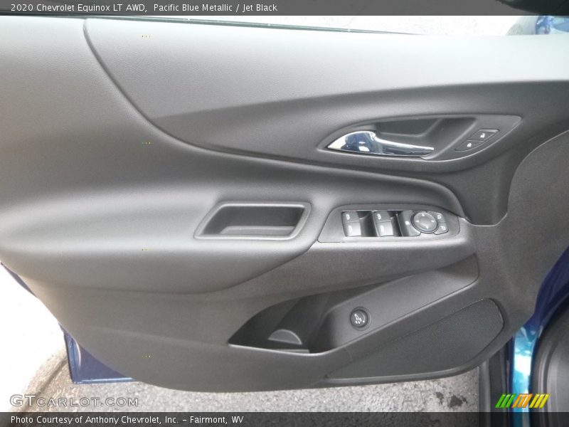 Pacific Blue Metallic / Jet Black 2020 Chevrolet Equinox LT AWD
