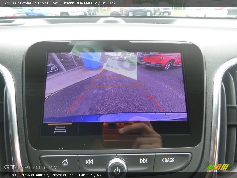 Pacific Blue Metallic / Jet Black 2020 Chevrolet Equinox LT AWD