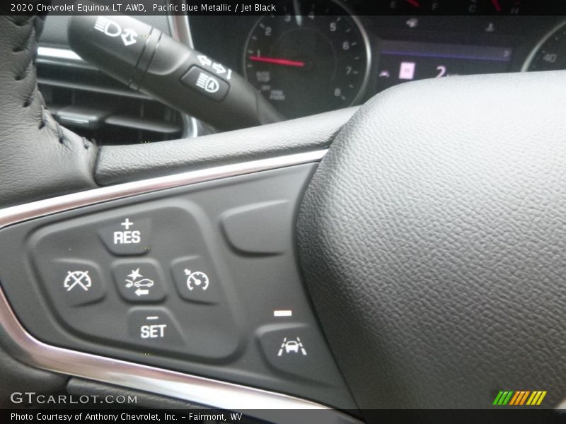 Pacific Blue Metallic / Jet Black 2020 Chevrolet Equinox LT AWD