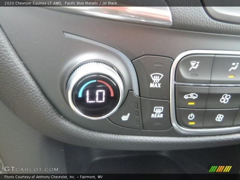 Pacific Blue Metallic / Jet Black 2020 Chevrolet Equinox LT AWD