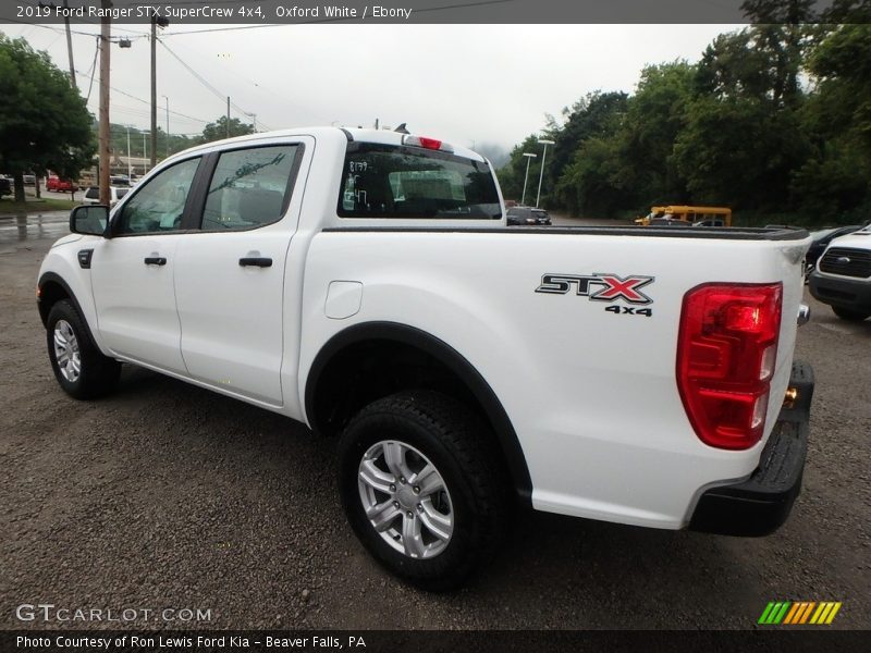 Oxford White / Ebony 2019 Ford Ranger STX SuperCrew 4x4