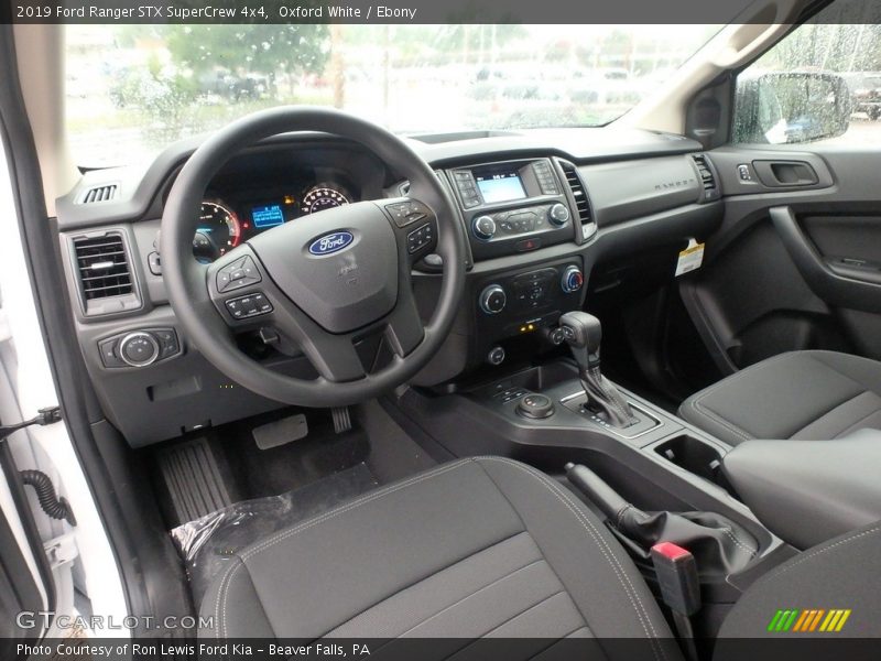  2019 Ranger STX SuperCrew 4x4 Ebony Interior