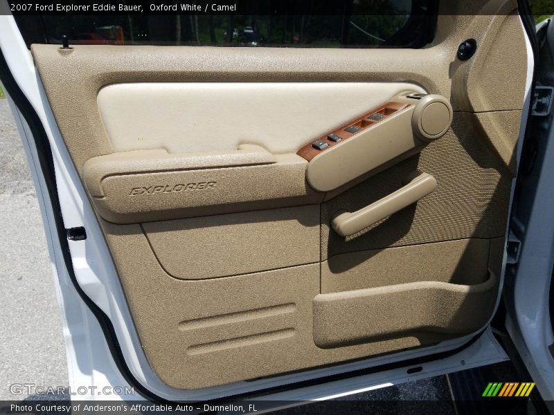 Oxford White / Camel 2007 Ford Explorer Eddie Bauer