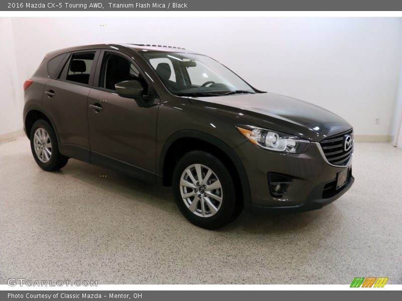 Titanium Flash Mica / Black 2016 Mazda CX-5 Touring AWD