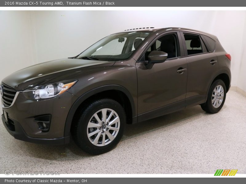 Titanium Flash Mica / Black 2016 Mazda CX-5 Touring AWD