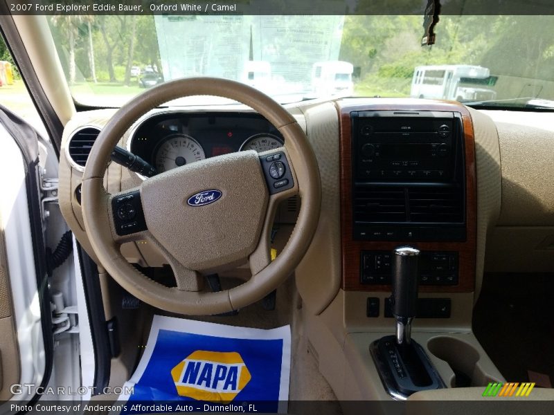 Oxford White / Camel 2007 Ford Explorer Eddie Bauer
