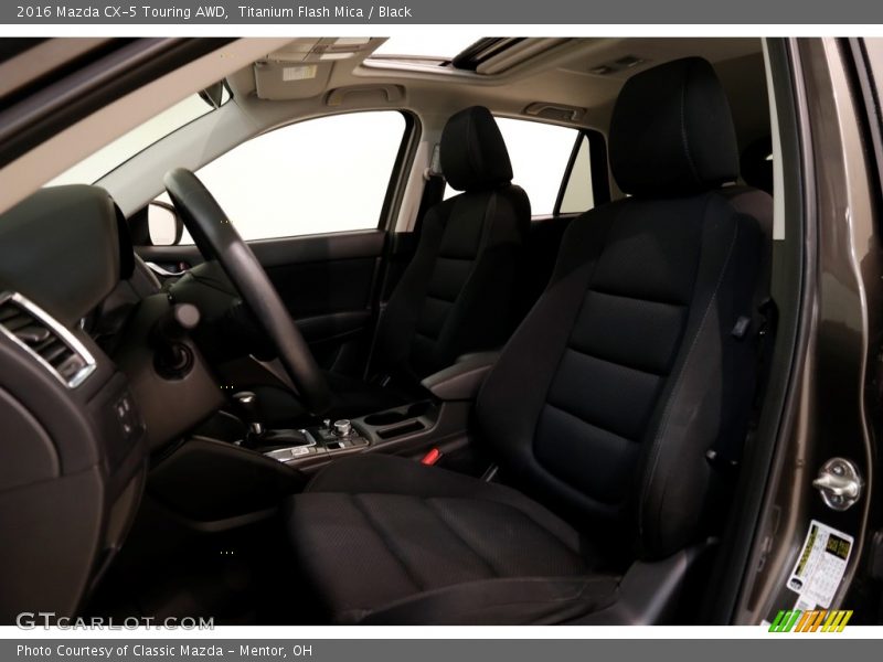 Titanium Flash Mica / Black 2016 Mazda CX-5 Touring AWD