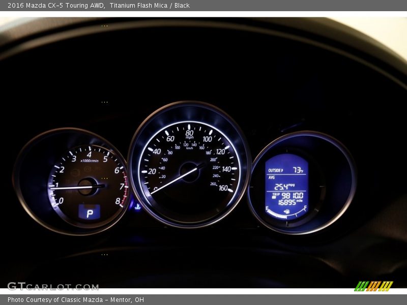 Titanium Flash Mica / Black 2016 Mazda CX-5 Touring AWD