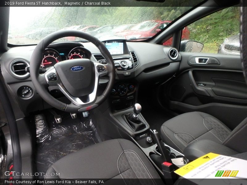  2019 Fiesta ST Hatchback Charcoal Black Interior