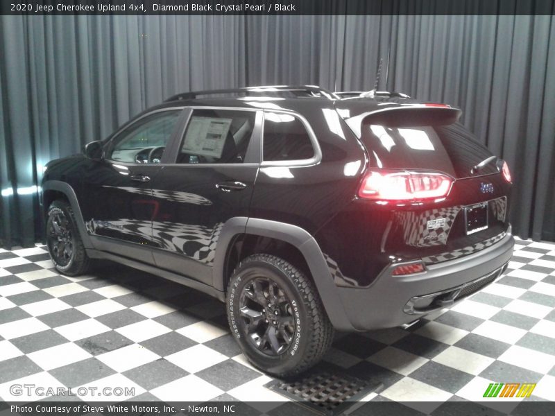 Diamond Black Crystal Pearl / Black 2020 Jeep Cherokee Upland 4x4