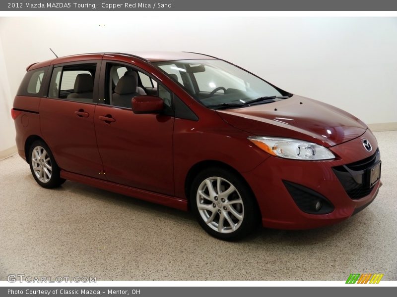 Copper Red Mica / Sand 2012 Mazda MAZDA5 Touring