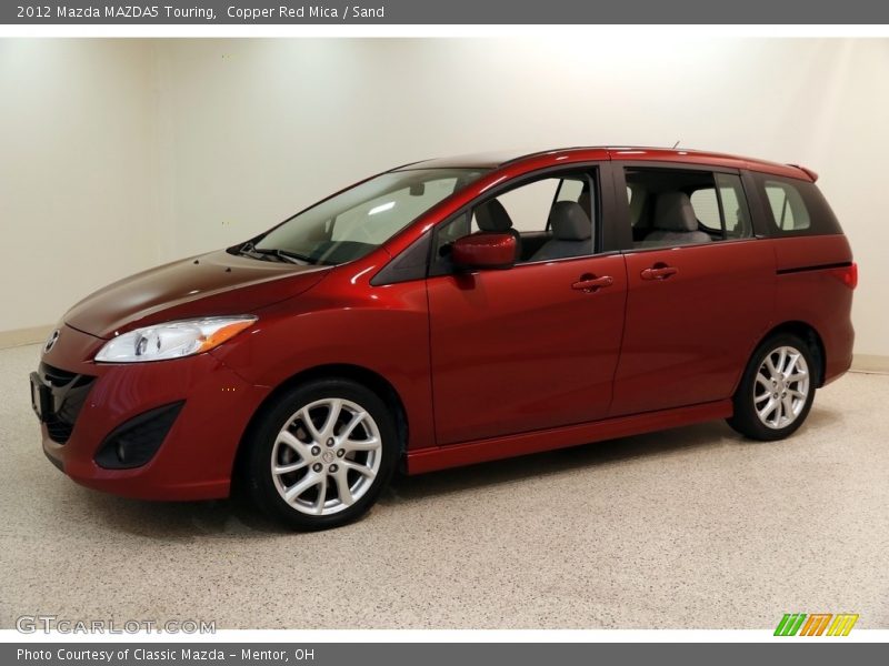 Copper Red Mica / Sand 2012 Mazda MAZDA5 Touring
