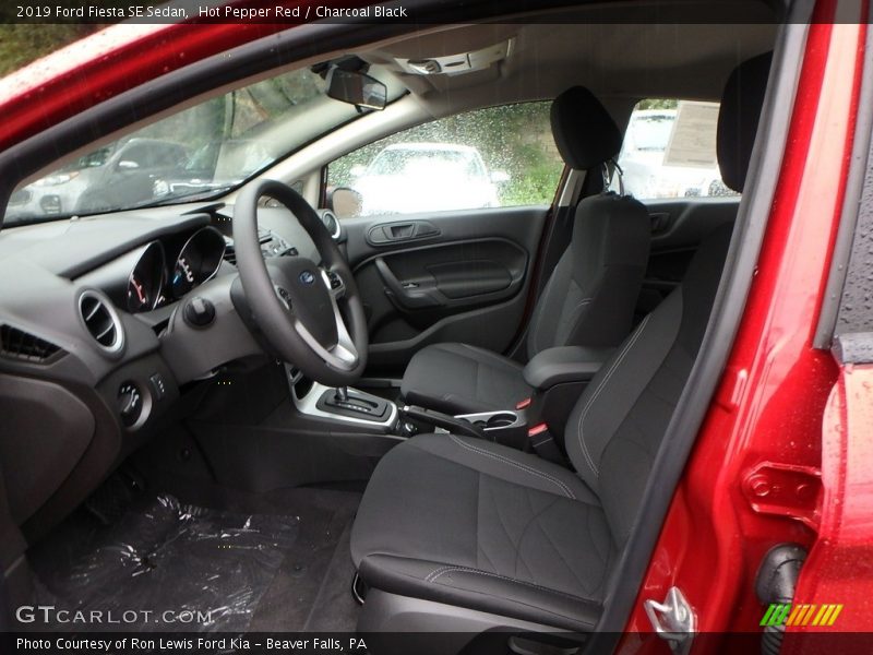 Front Seat of 2019 Fiesta SE Sedan