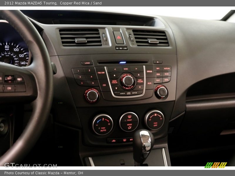 Copper Red Mica / Sand 2012 Mazda MAZDA5 Touring
