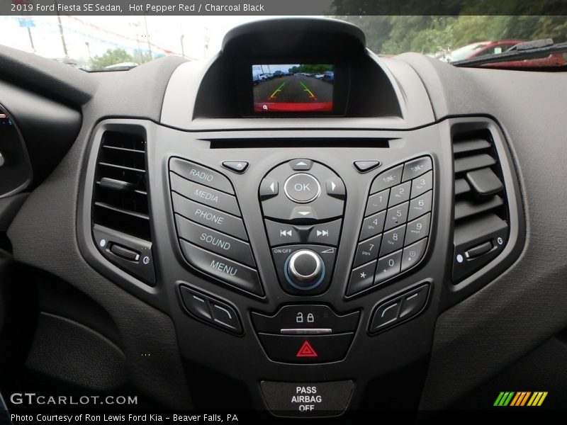 Controls of 2019 Fiesta SE Sedan