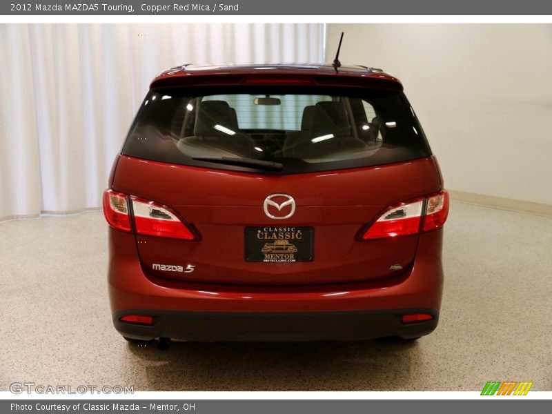 Copper Red Mica / Sand 2012 Mazda MAZDA5 Touring