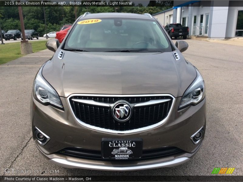 Bronze Alloy Metallic / Light Neutral 2019 Buick Envision Premium AWD