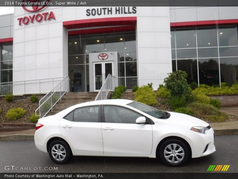 Super White / Ash 2014 Toyota Corolla LE Eco