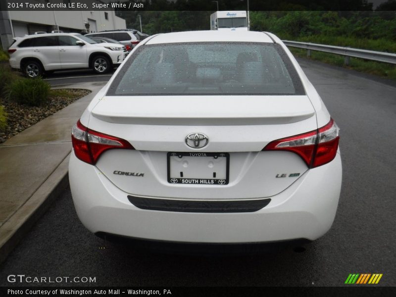 Super White / Ash 2014 Toyota Corolla LE Eco
