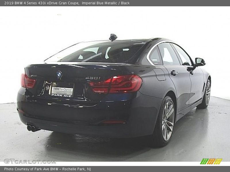 Imperial Blue Metallic / Black 2019 BMW 4 Series 430i xDrive Gran Coupe