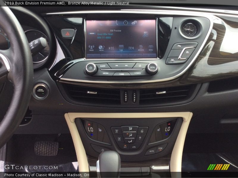 Controls of 2019 Envision Premium AWD