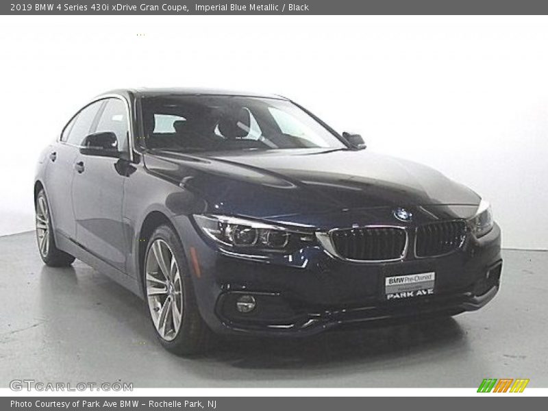 Imperial Blue Metallic / Black 2019 BMW 4 Series 430i xDrive Gran Coupe