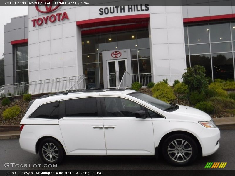 Taffeta White / Gray 2013 Honda Odyssey EX-L