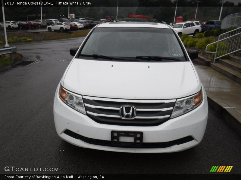 Taffeta White / Gray 2013 Honda Odyssey EX-L