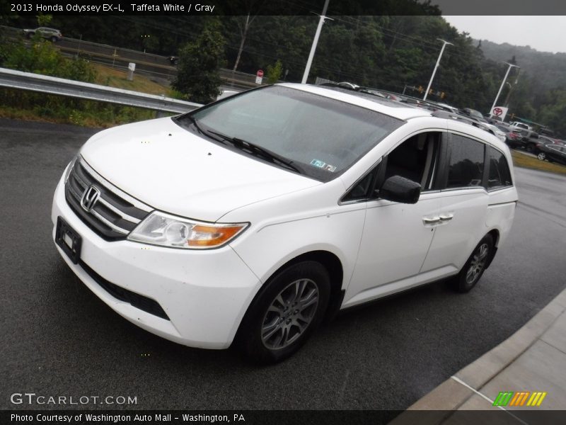 Taffeta White / Gray 2013 Honda Odyssey EX-L