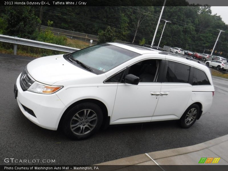 Taffeta White / Gray 2013 Honda Odyssey EX-L