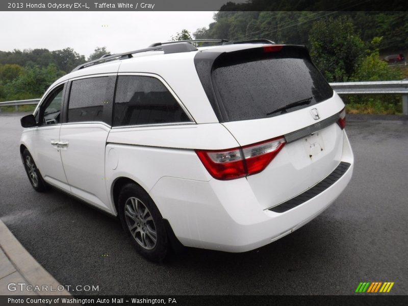 Taffeta White / Gray 2013 Honda Odyssey EX-L