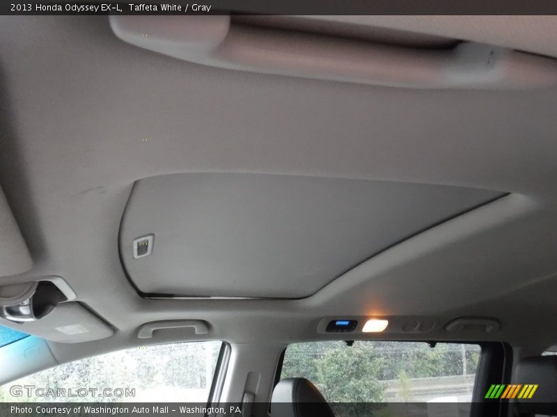 Taffeta White / Gray 2013 Honda Odyssey EX-L