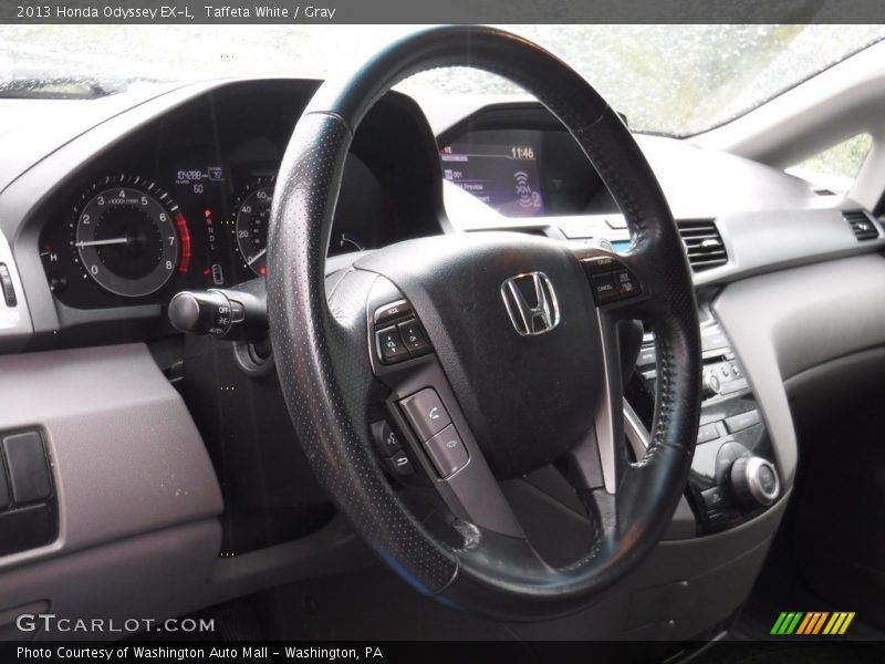 Taffeta White / Gray 2013 Honda Odyssey EX-L