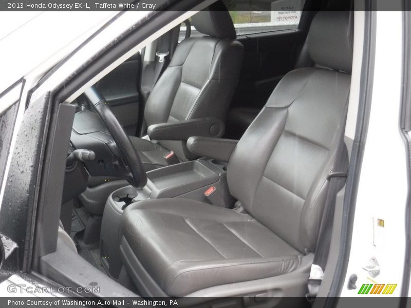 Taffeta White / Gray 2013 Honda Odyssey EX-L