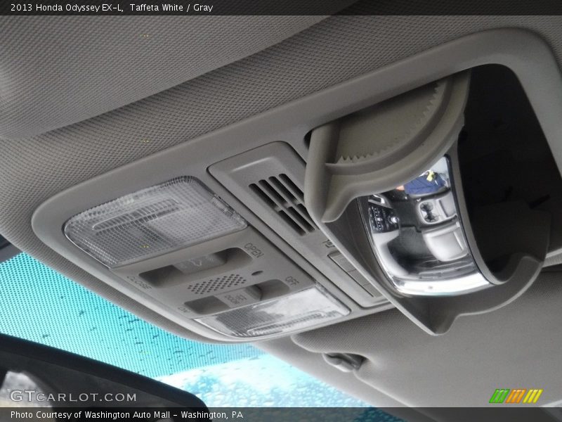 Taffeta White / Gray 2013 Honda Odyssey EX-L