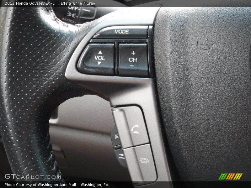 Taffeta White / Gray 2013 Honda Odyssey EX-L