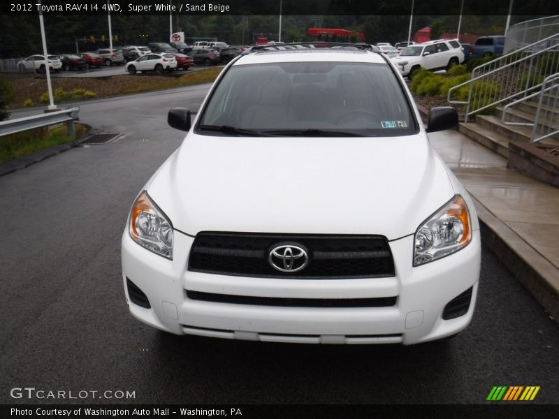 Super White / Sand Beige 2012 Toyota RAV4 I4 4WD