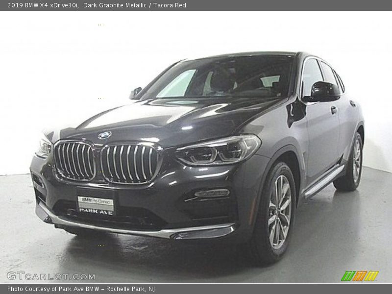 Dark Graphite Metallic / Tacora Red 2019 BMW X4 xDrive30i