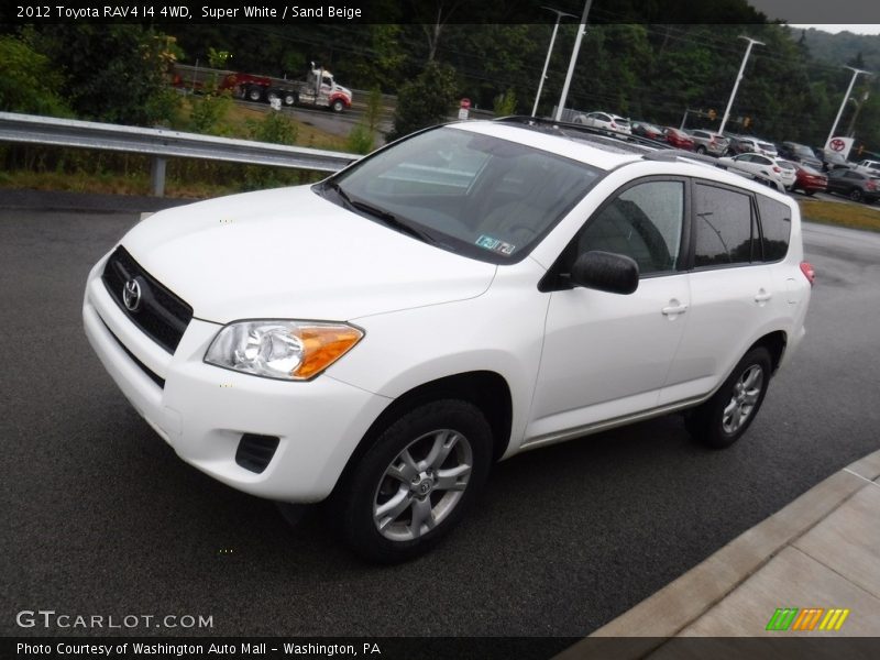 Super White / Sand Beige 2012 Toyota RAV4 I4 4WD