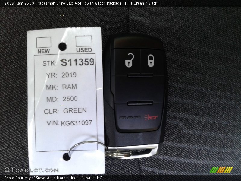 Keys of 2019 2500 Tradesman Crew Cab 4x4 Power Wagon Package