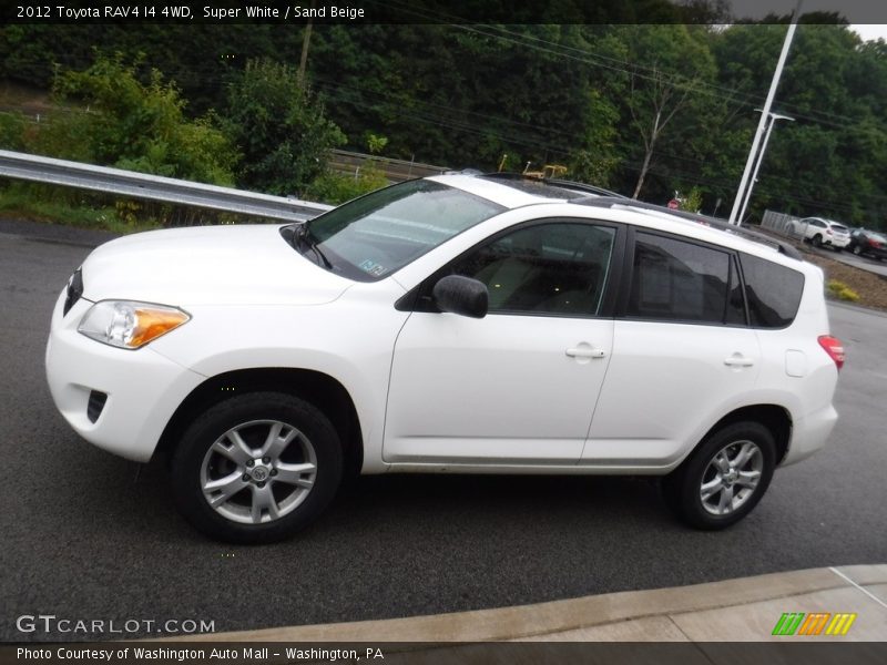 Super White / Sand Beige 2012 Toyota RAV4 I4 4WD