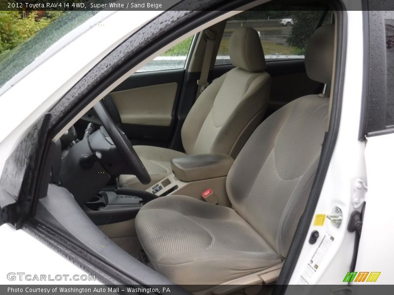 Super White / Sand Beige 2012 Toyota RAV4 I4 4WD