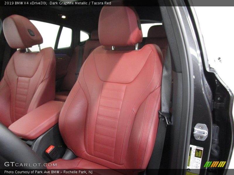 Dark Graphite Metallic / Tacora Red 2019 BMW X4 xDrive30i