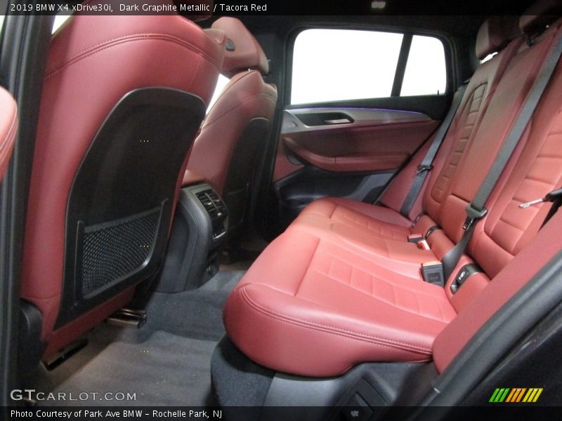 Dark Graphite Metallic / Tacora Red 2019 BMW X4 xDrive30i