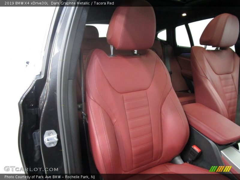 Dark Graphite Metallic / Tacora Red 2019 BMW X4 xDrive30i