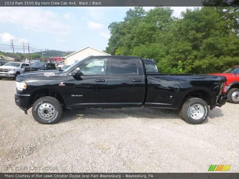 Black / Black 2019 Ram 3500 Big Horn Crew Cab 4x4