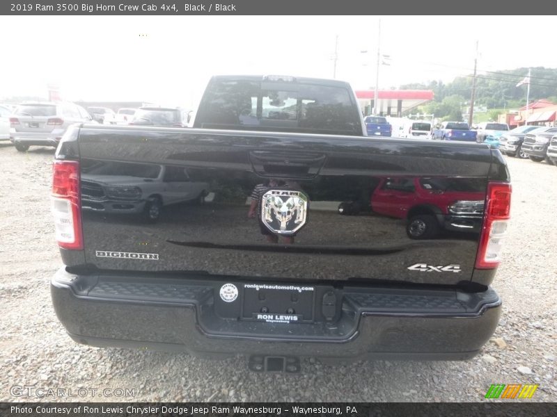 Black / Black 2019 Ram 3500 Big Horn Crew Cab 4x4