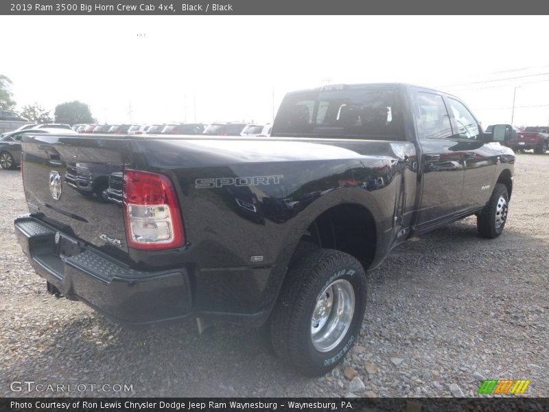 Black / Black 2019 Ram 3500 Big Horn Crew Cab 4x4