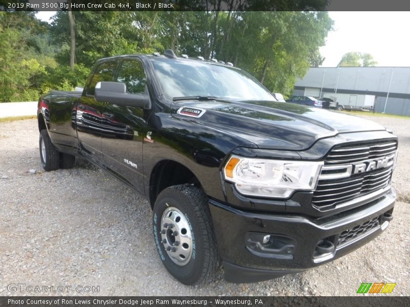 Black / Black 2019 Ram 3500 Big Horn Crew Cab 4x4