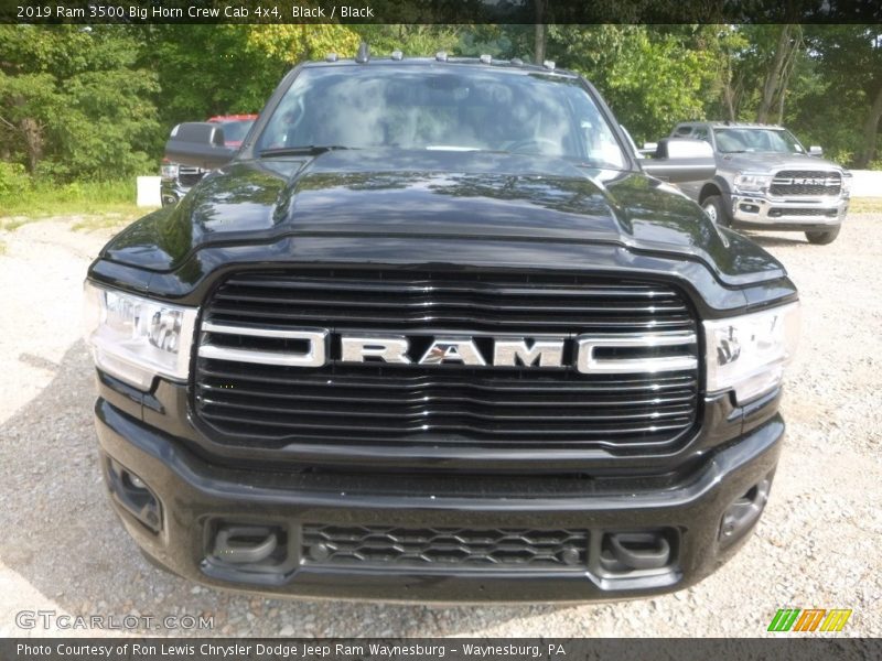 Black / Black 2019 Ram 3500 Big Horn Crew Cab 4x4